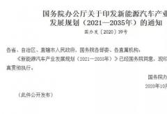 《新能源汽車(chē)產(chǎn)業(yè)發(fā)展規(guī)劃（2021~2035年）》發(fā)布，氫能源被重要提及