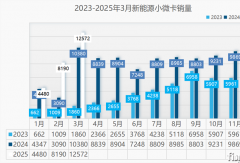 奇瑞/福田爭第二 上汽暴漲73倍 新能源小微卡誰家上升21名進前十？